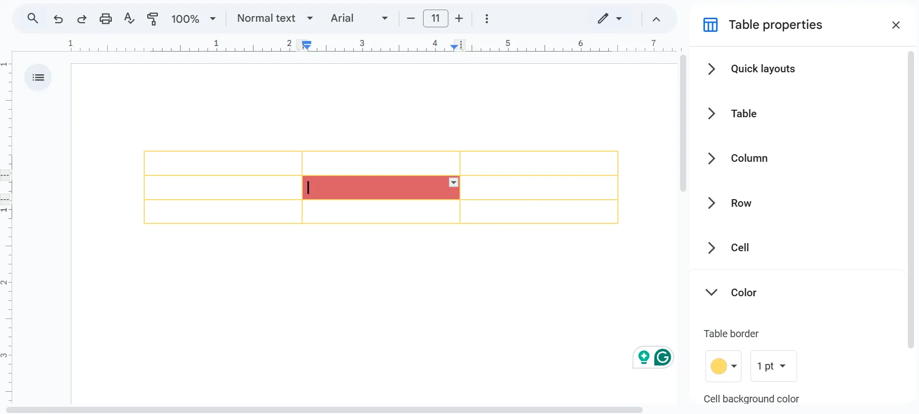 Formátujte buňky podle svých představ_Jak vytvořit grafický organizér v Google Docs