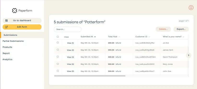 Paperform: Thành phần quan trọng của việc thu thập dữ liệu hiệu quả