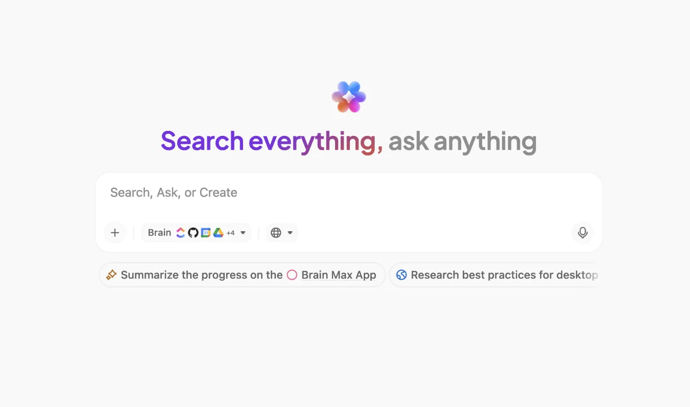 ClickUp Brain MAX: AI агент стартира, за да създава и споделя доклади