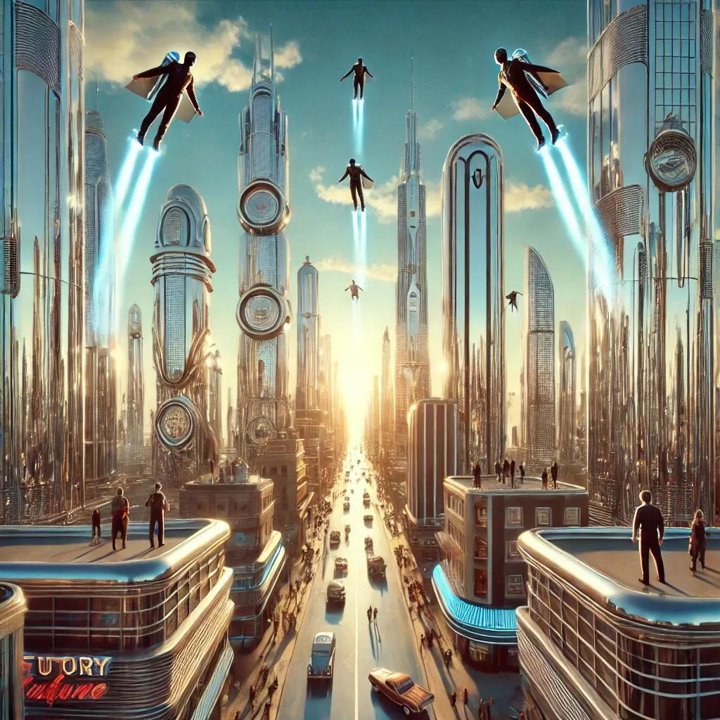 Retrofuturystyczne miasto
