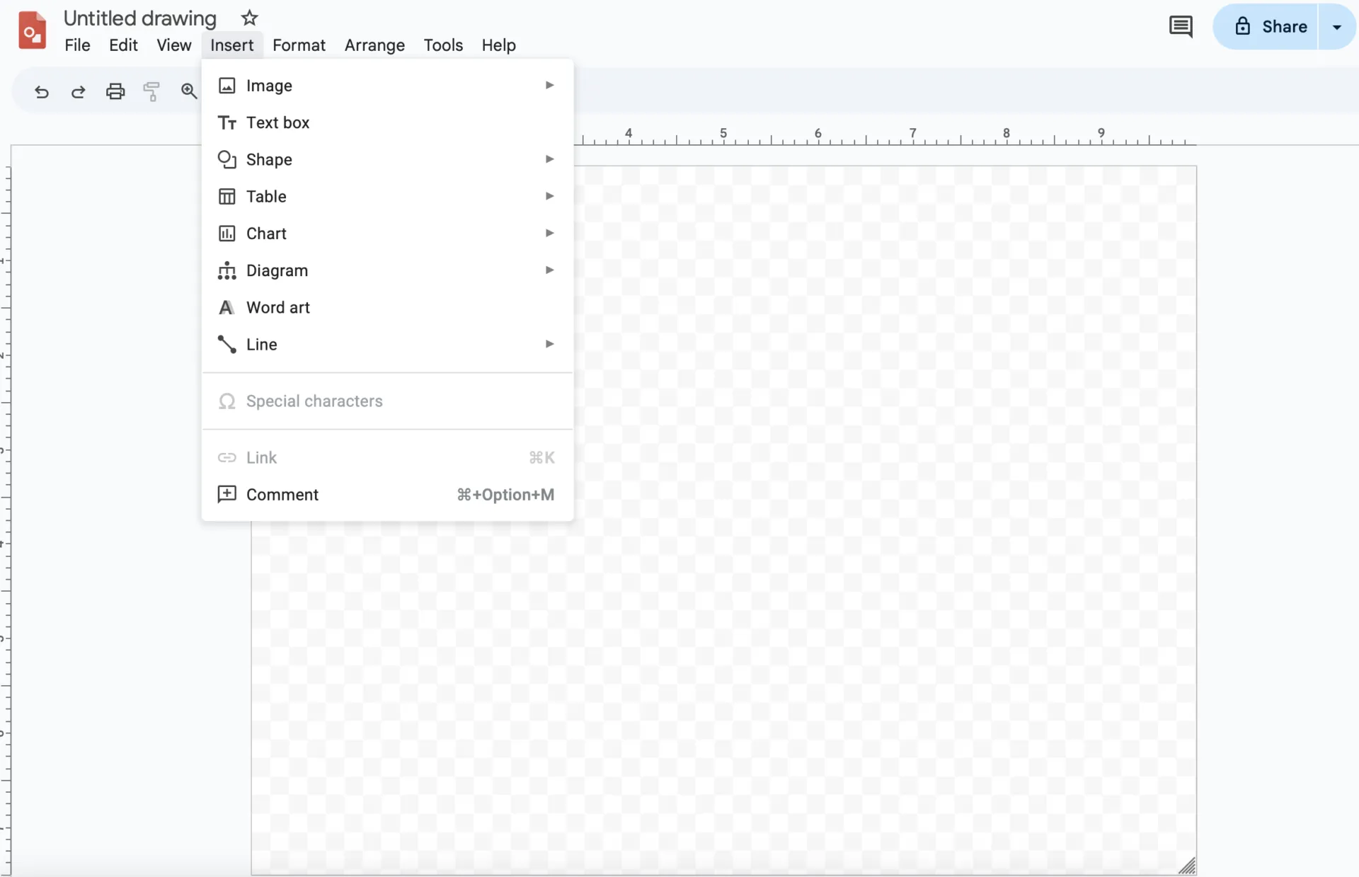 Comment dessiner dans Google Slides : insérer des éléments de dessin
