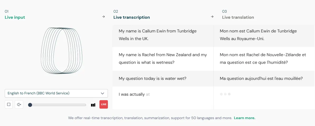 Speechmatics: het beste voor het toepassen van functies voor gesprekken met AI