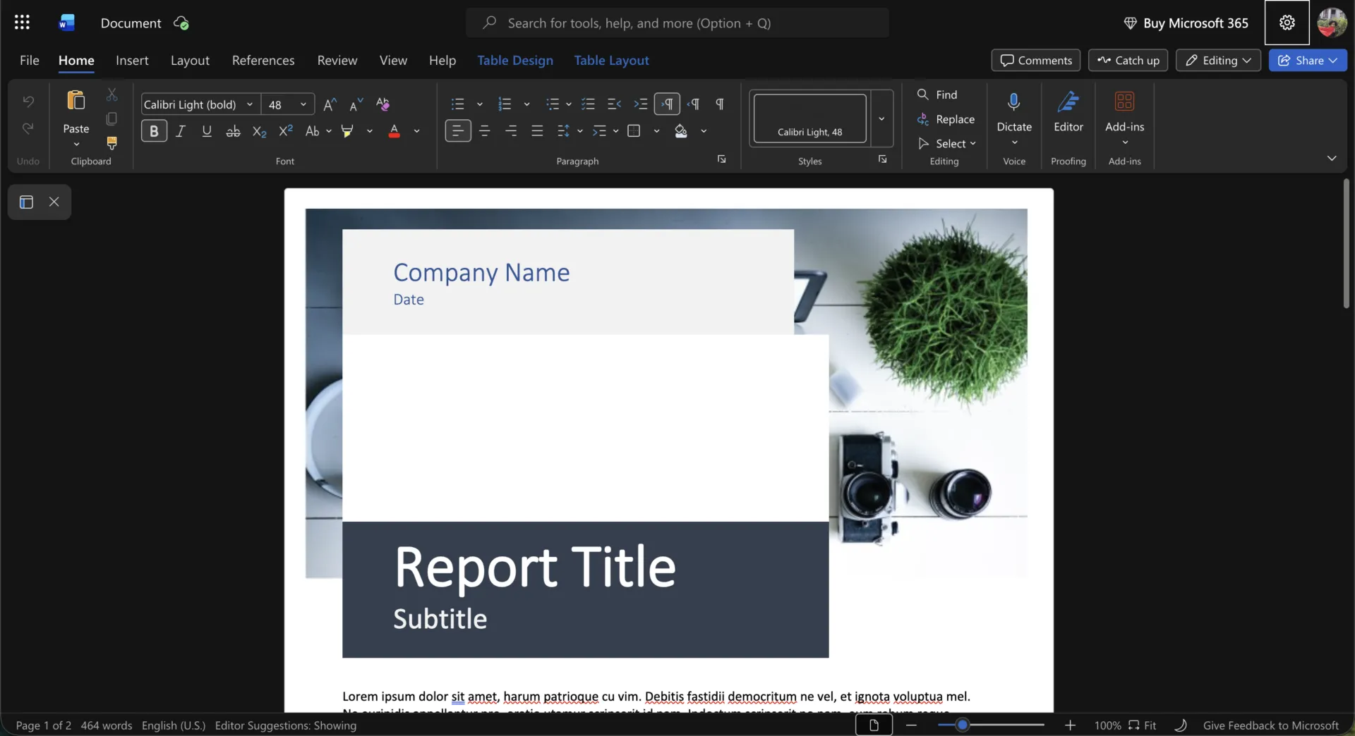 via Microsoft Word