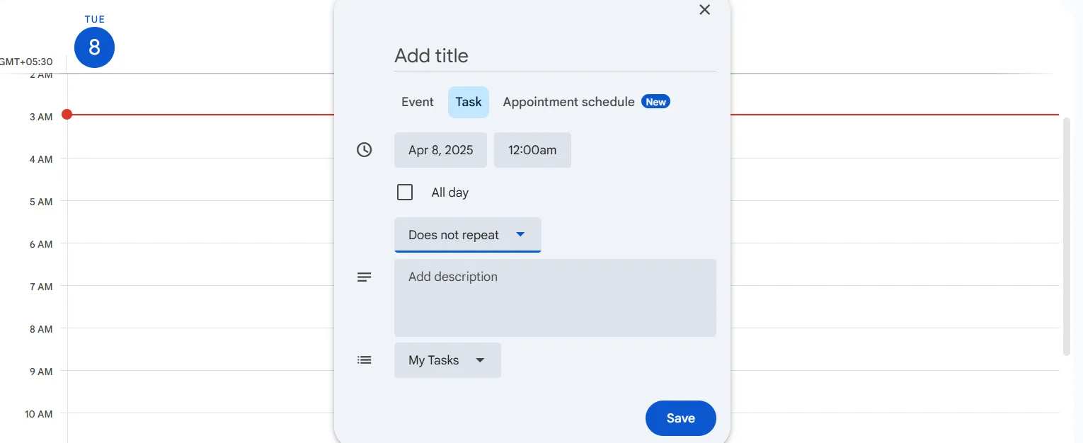 Aufgabendetails eingeben: So richten Sie Erinnerungen in Google Kalender ein