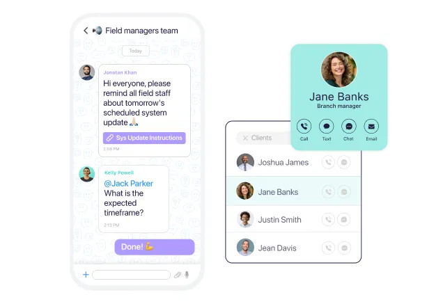 Connecteam: 내부 커뮤니케이션 모바일 앱