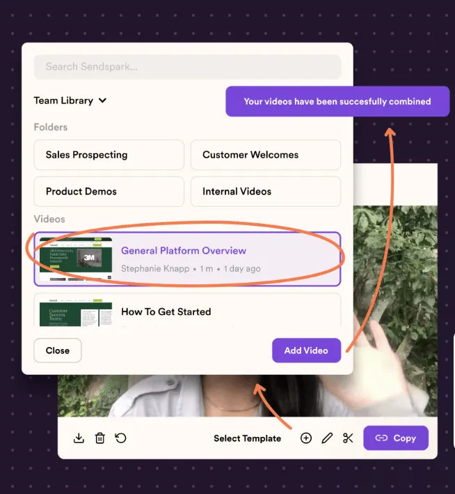 Sendspark  Dashoard