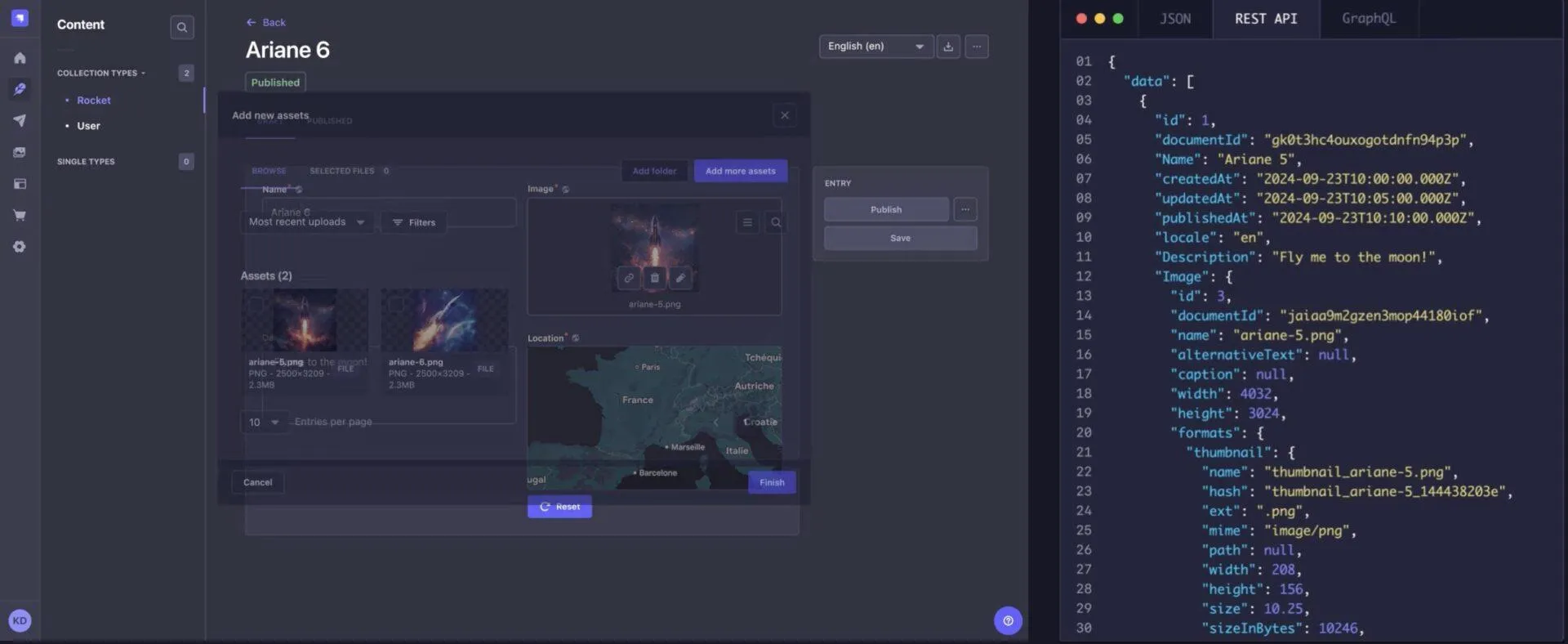 Strapi (ideale per la flessibilità dei CMS headless open source)