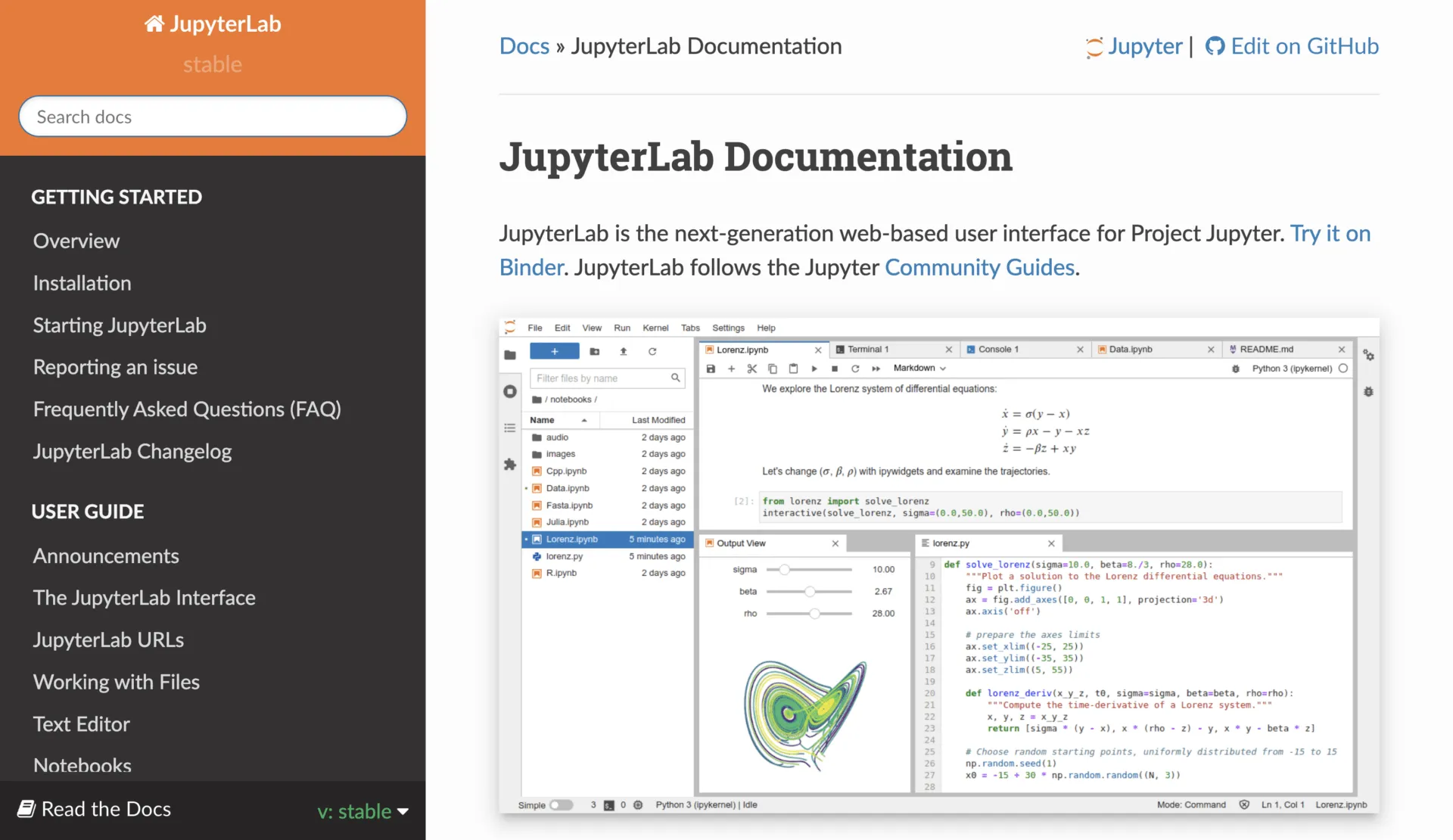 JupyterLab-Homepage