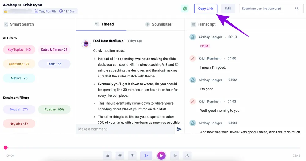 Fireflies.ai: narzędzia do automatycznego tworzenia notatek