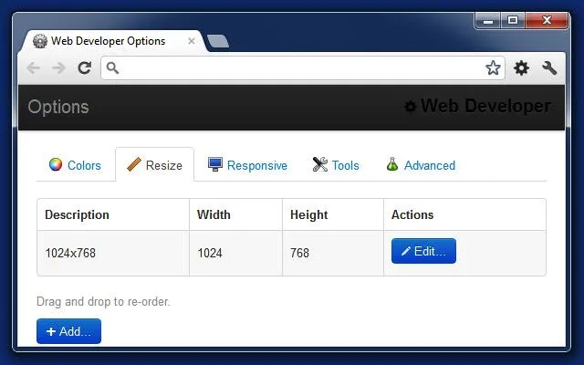 Extensión de Chrome para desarrolladores web