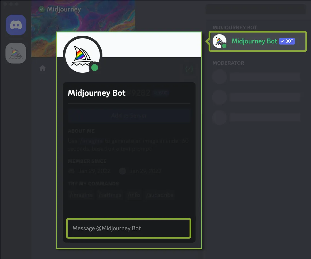 Bot Midjourney trong Discord: midjourney vs dalle