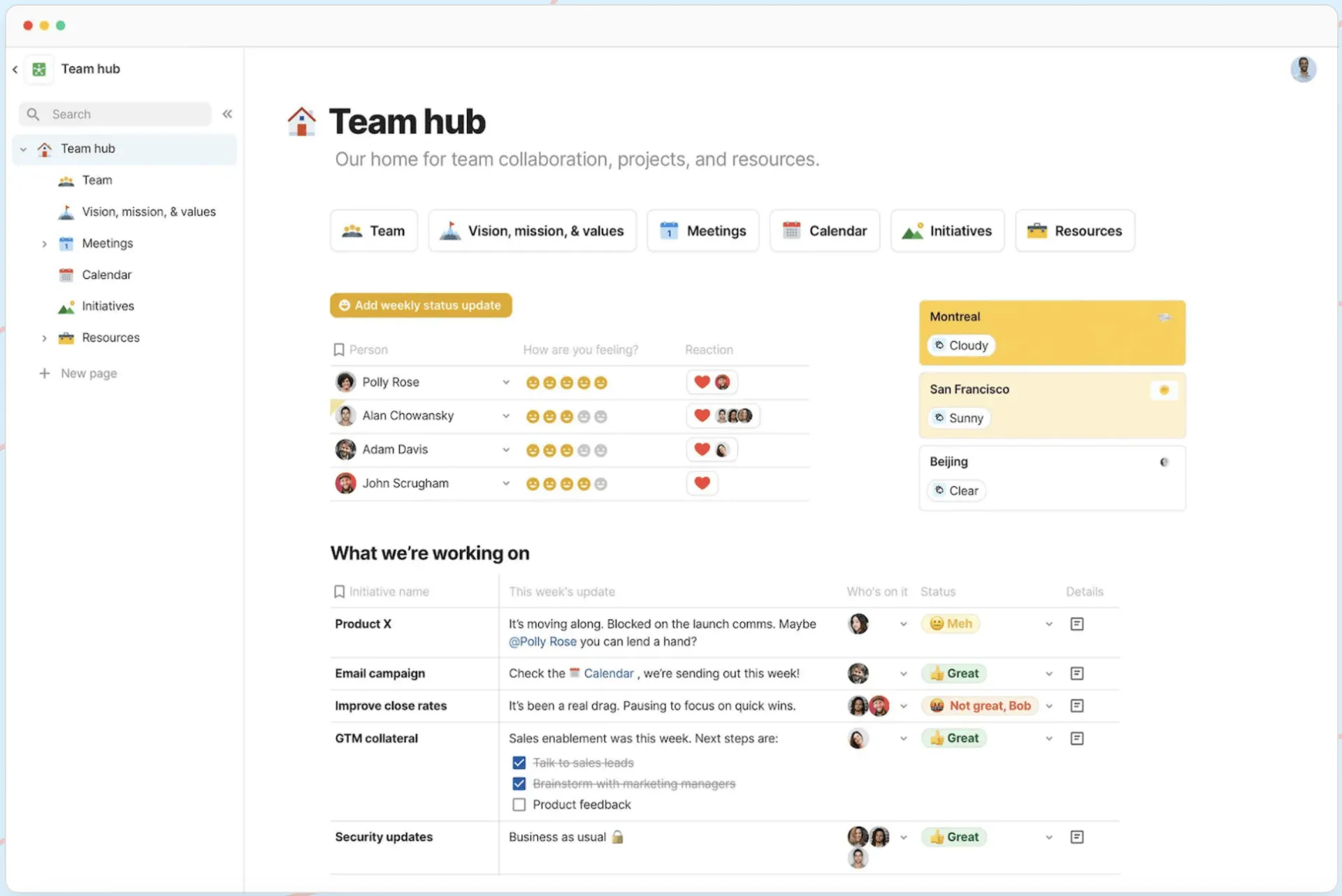 Coda: hub de dados da equipe e da empresa