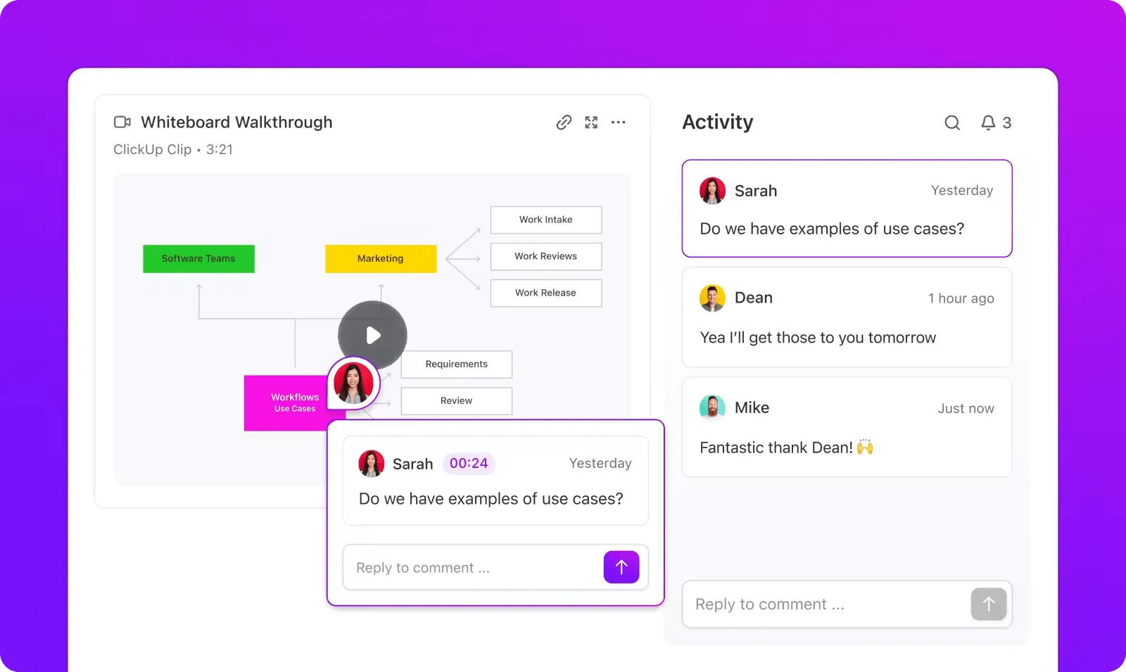 ClickUp Clips: ClickUp so với Microsoft Teams
