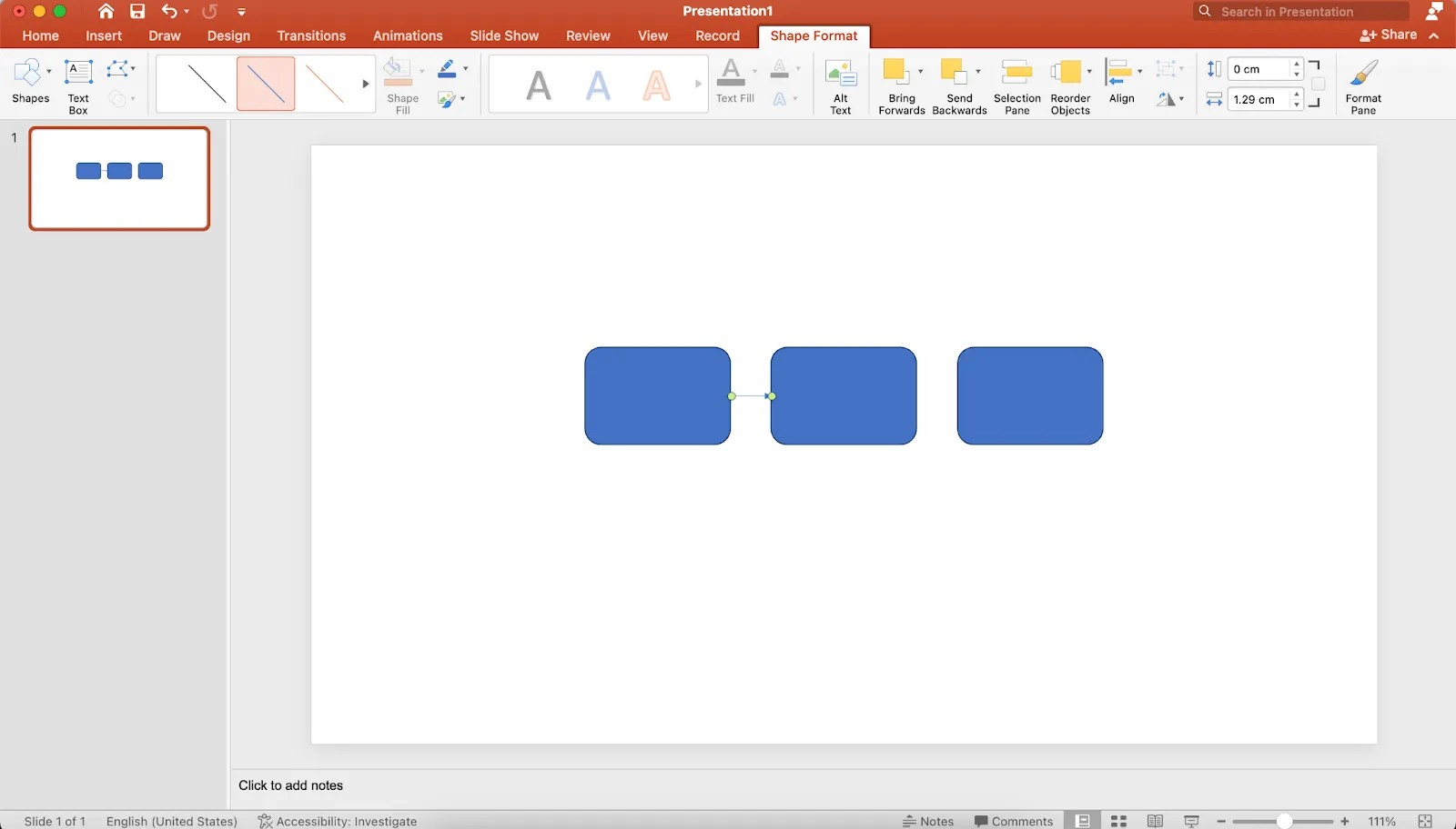 Kết nối các hình bằng đường thẳng để tạo/lập sơ đồ PowerPoint