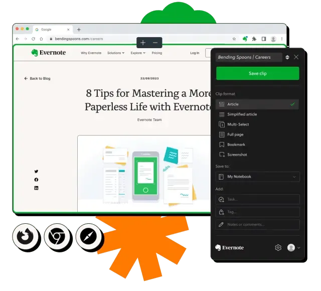 Evernote: Ekstensi Chrome untuk Produktivitas