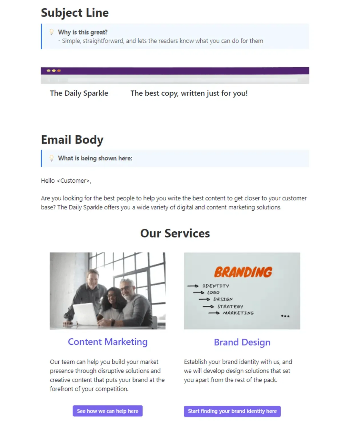 Créez des e-mails attrayants pour promouvoir vos produits grâce au modèle d'e-mail publicitaire de ClickUp.