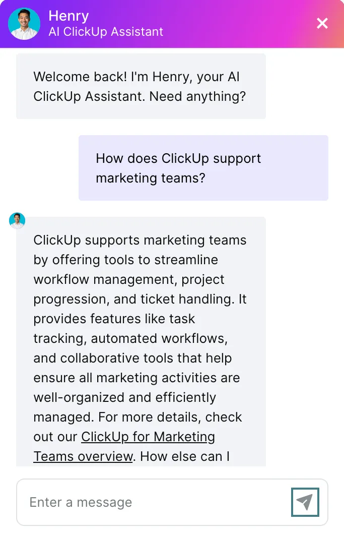 Trợ lý AI của ClickUp: Các trường hợp sử dụng RAG