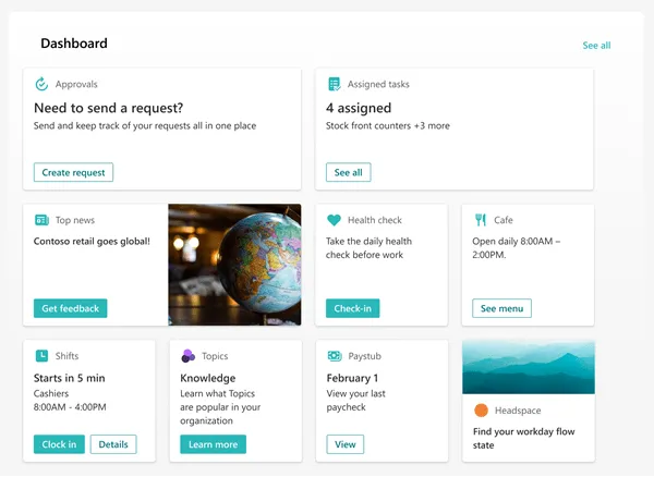 Dashboard Viva Engage