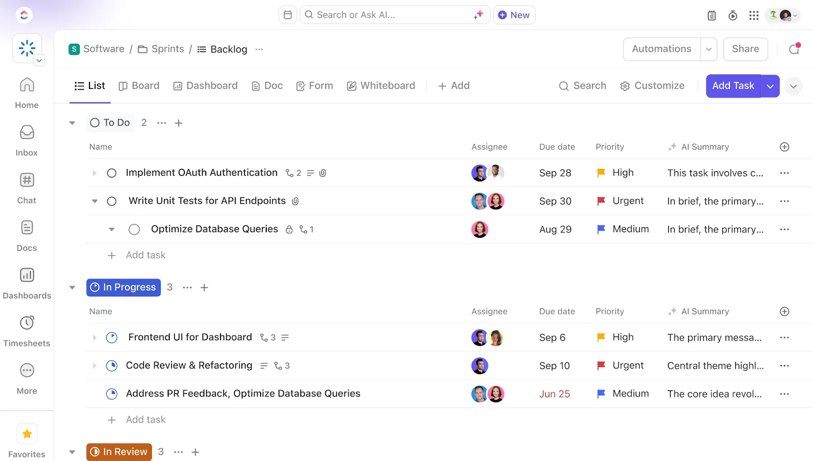 ClickUp für Softwareteams_So verwenden Sie GitHub Copilot für die Frontend-Entwicklung