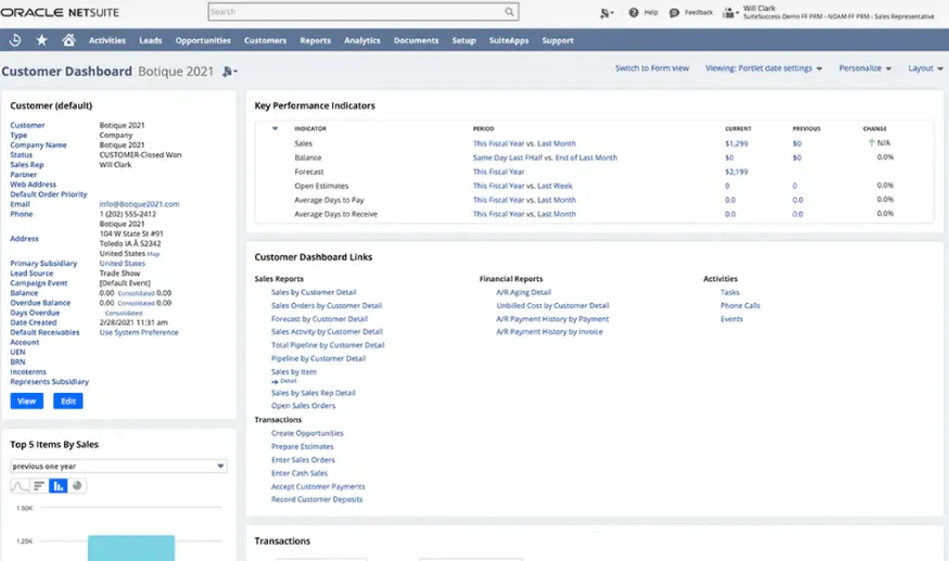 NetSuite ERP