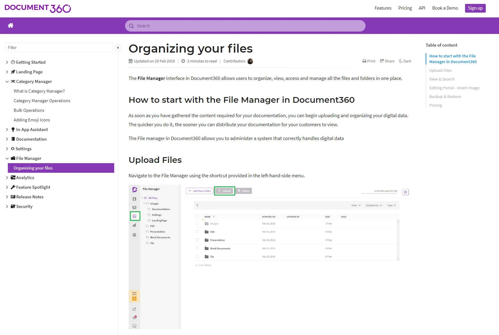 Ferramenta de documentação de API Document360