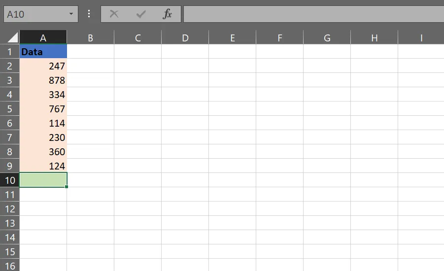 Chọn ô để trả lời: Cách tính tổng một cột trong Excel
