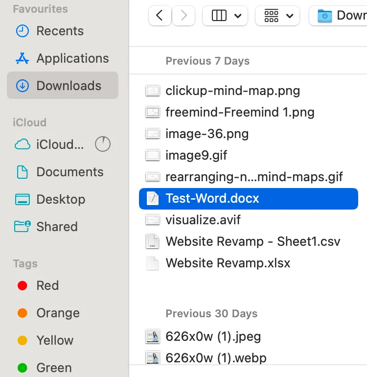 Converter documento do Word