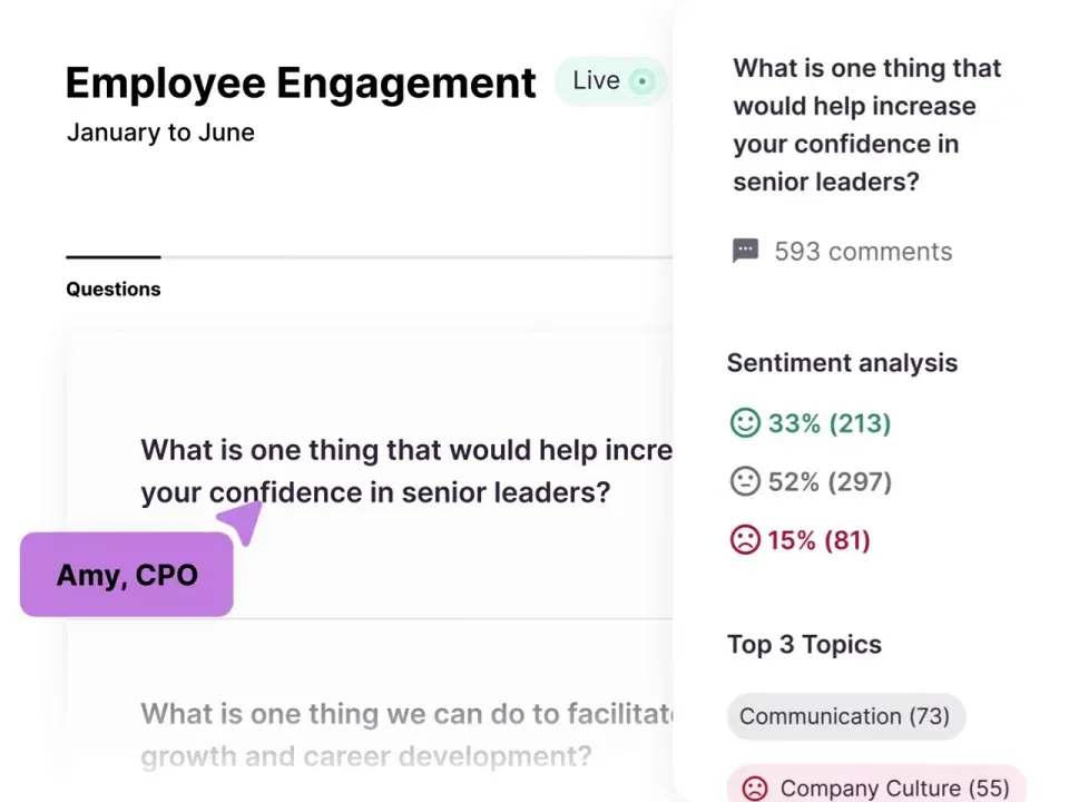 Culture Amp: Am besten geeignet für Mitarbeiterengagement und Leistungsmanagement
