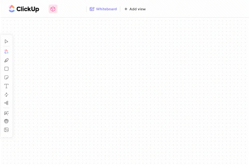 Détection de la collaboration dans les tableaux blancs ClickUp