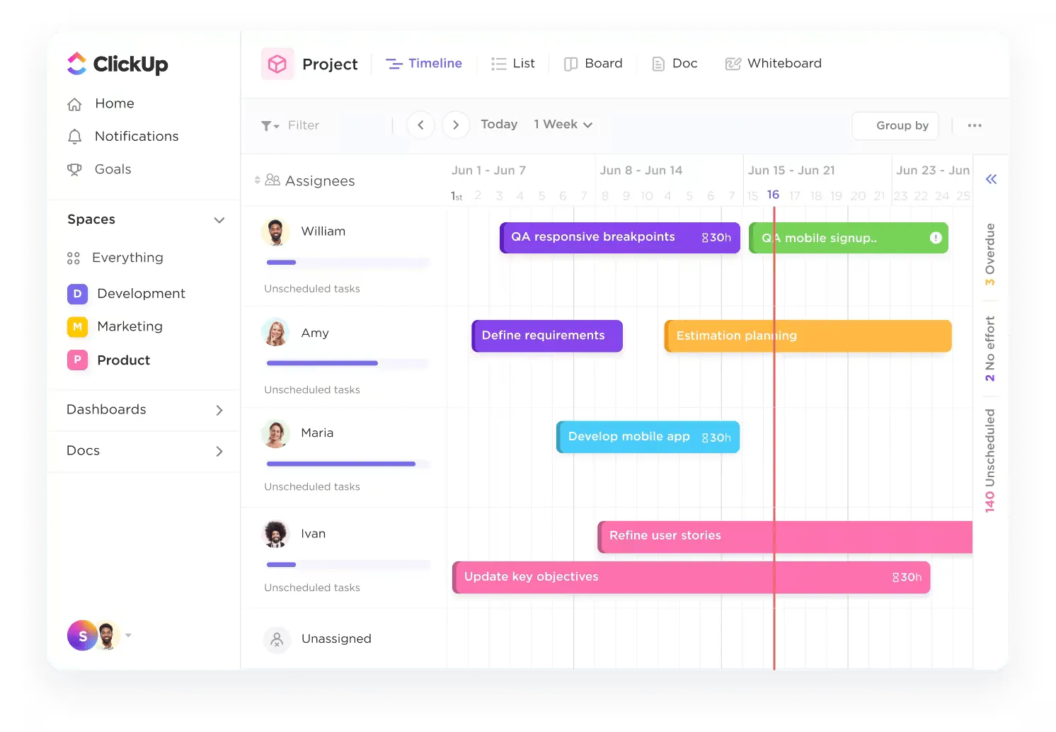 Phần mềm quản lý dự án ClickUp Agile