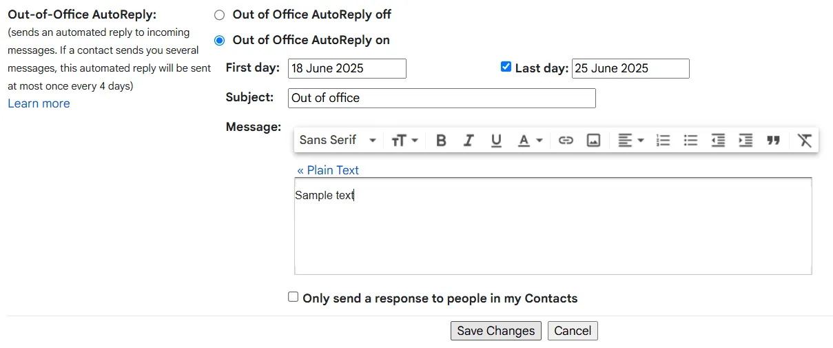 تمكين وتكوين - أتمتة Gmail