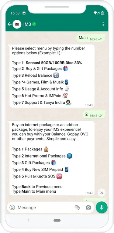 Amplía tus esfuerzos de marketing con la API de WhatsApp Business.