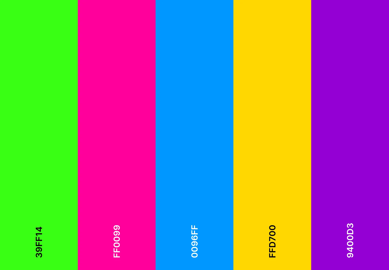 Neon-Pop-Farben