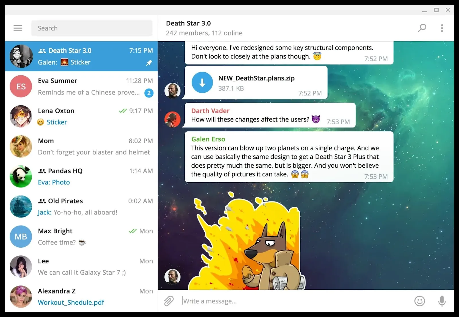 Telegram: بديل GroupMe