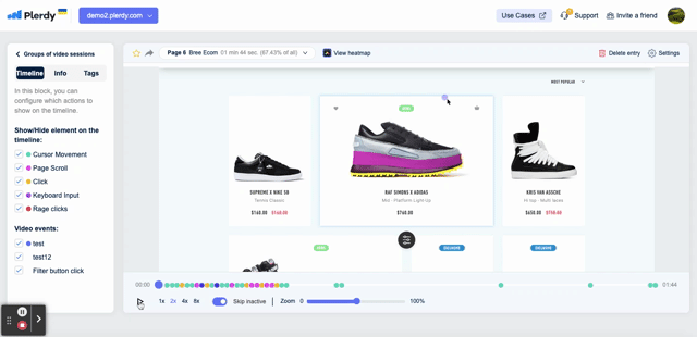 Xem lại phiên phát lại trên trang web