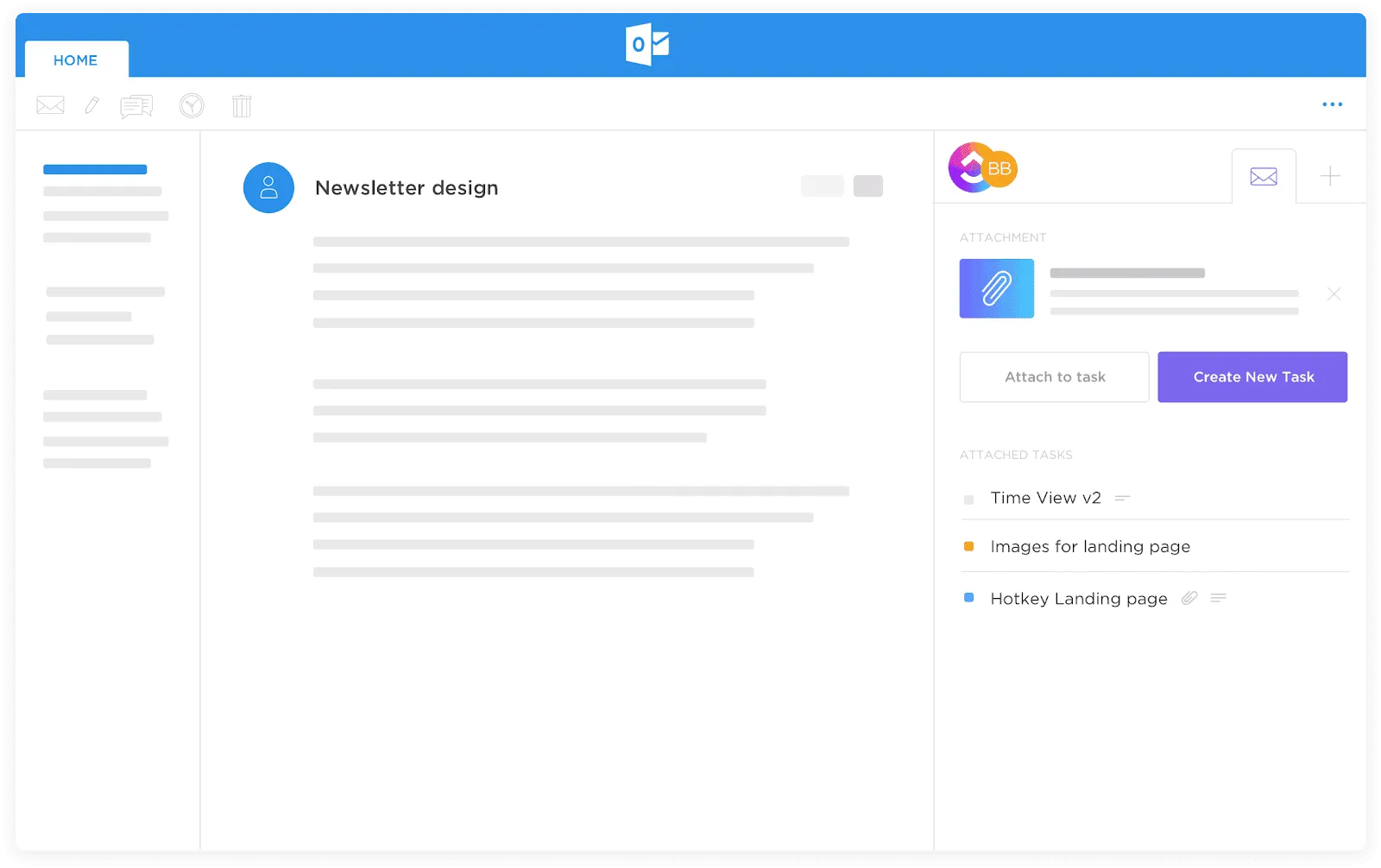 Gerencie e programe mensagens de ausência do escritório no Outlook com o ClickUp