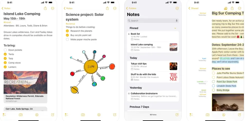 Apple Notes Sincronizzazione iCloud perfetta tra i dispositivi