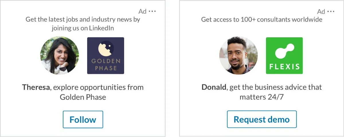 Annonces Spotlight sur LinkedIn