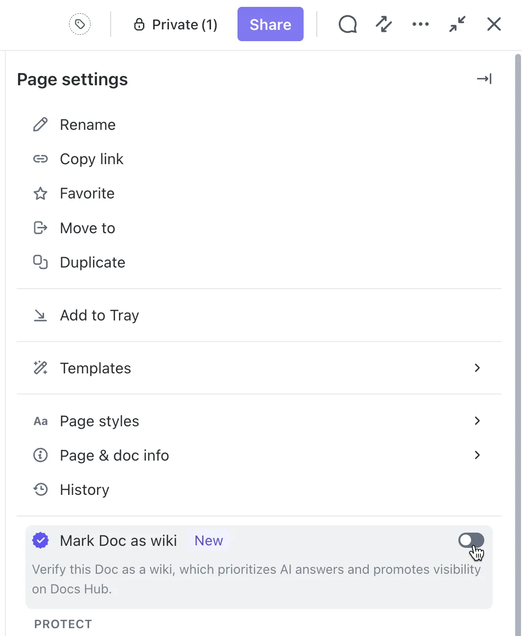 ضع علامة على ClickUp Docs كويكي لتحسين إمكانية الوصول: كيف يستخدم ClickUp AI Docs لتبسيط إنشاء إجراءات التشغيل القياسية