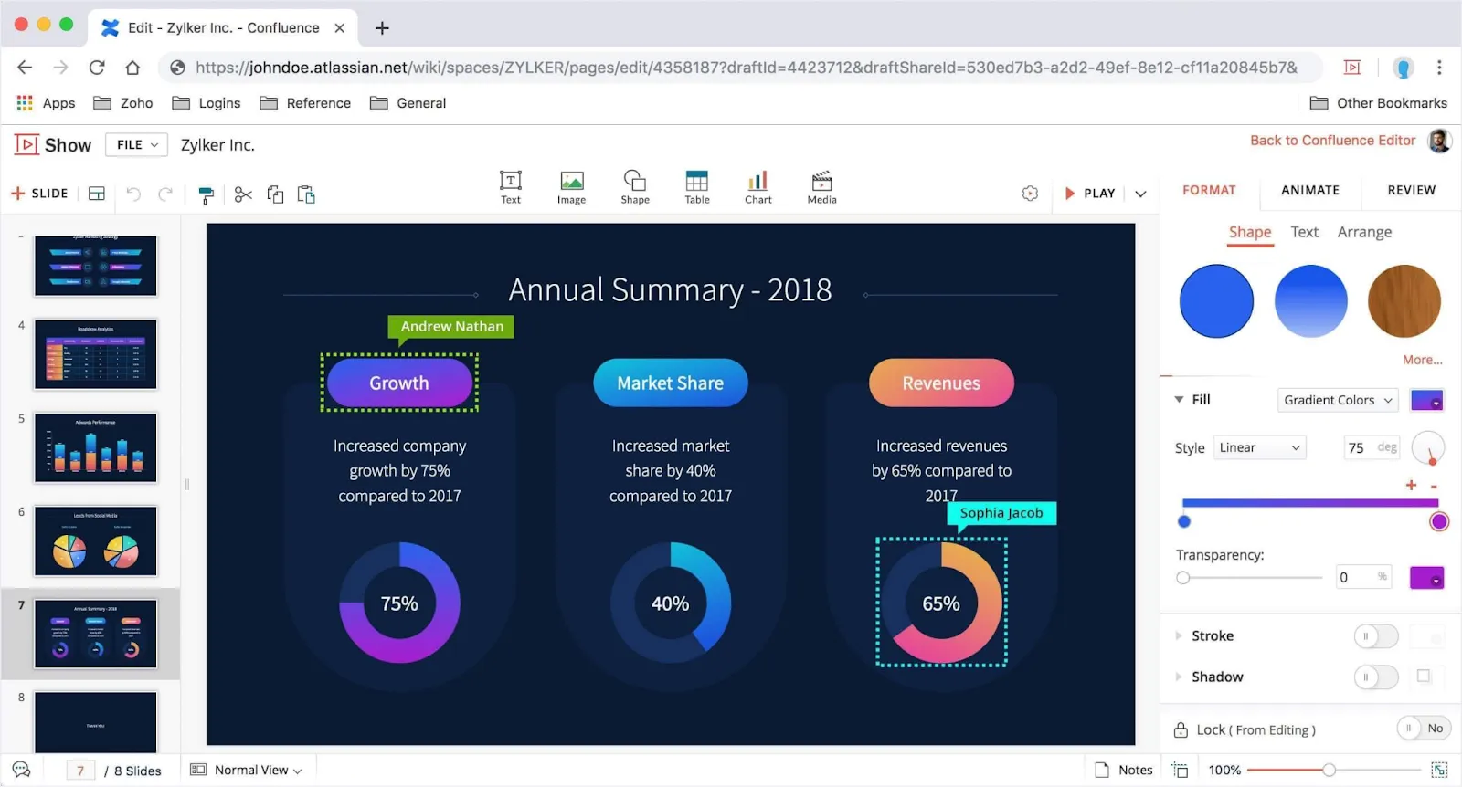 Zoho Show: Alternativen zu PowerPoint