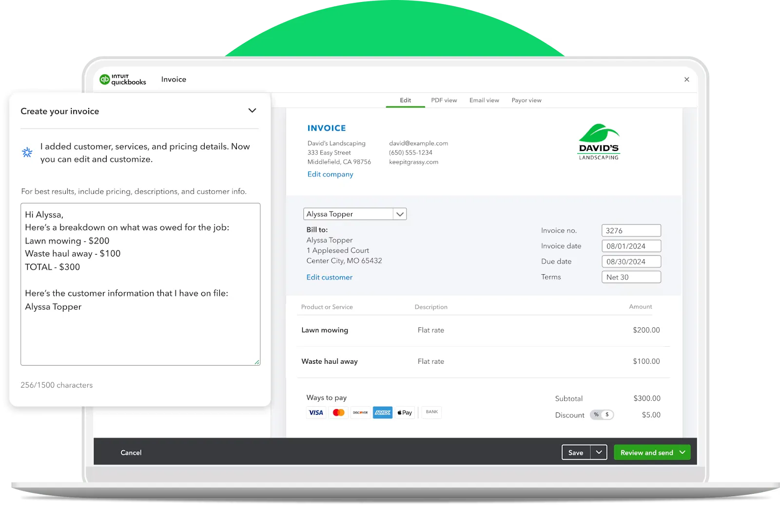 QuickBooks AI: Agentes de IA para empresas