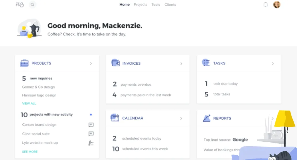 Le migliori app di pianificazione: HoneyBook
