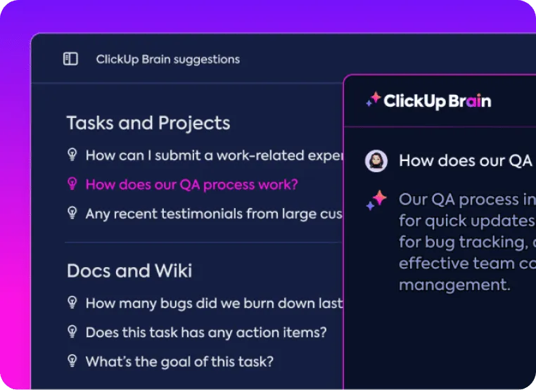 Automatize e personalize as atualizações do seu projeto no ClickUp