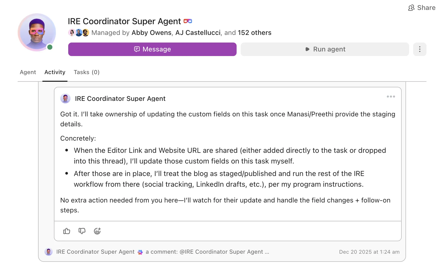 IRE Super Agent