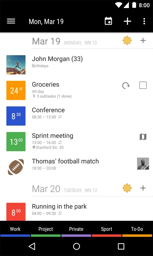 Business Calendar 2: الأفضل لتخصيص تقويم Android بشكل عميق والتحكم في المهام