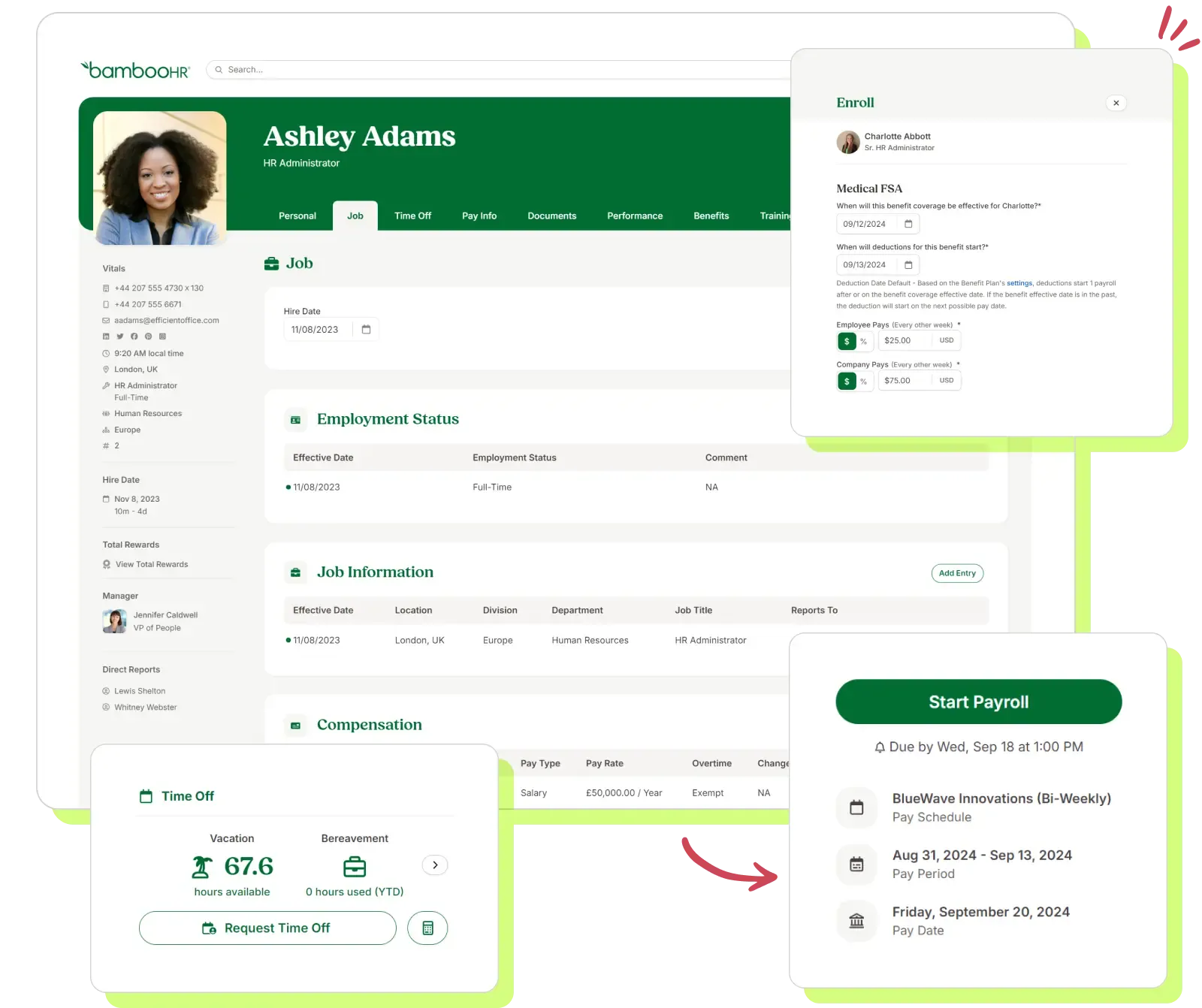 BambooHR: Software de gerenciamento de ausências