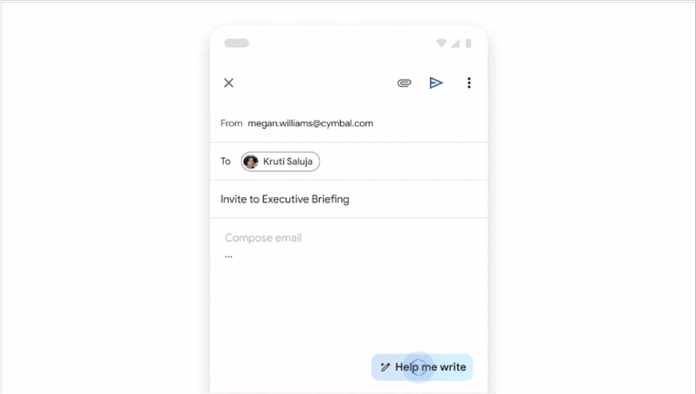 Recurso “Help Me Write” (Ajude-me a escrever) – e-mail