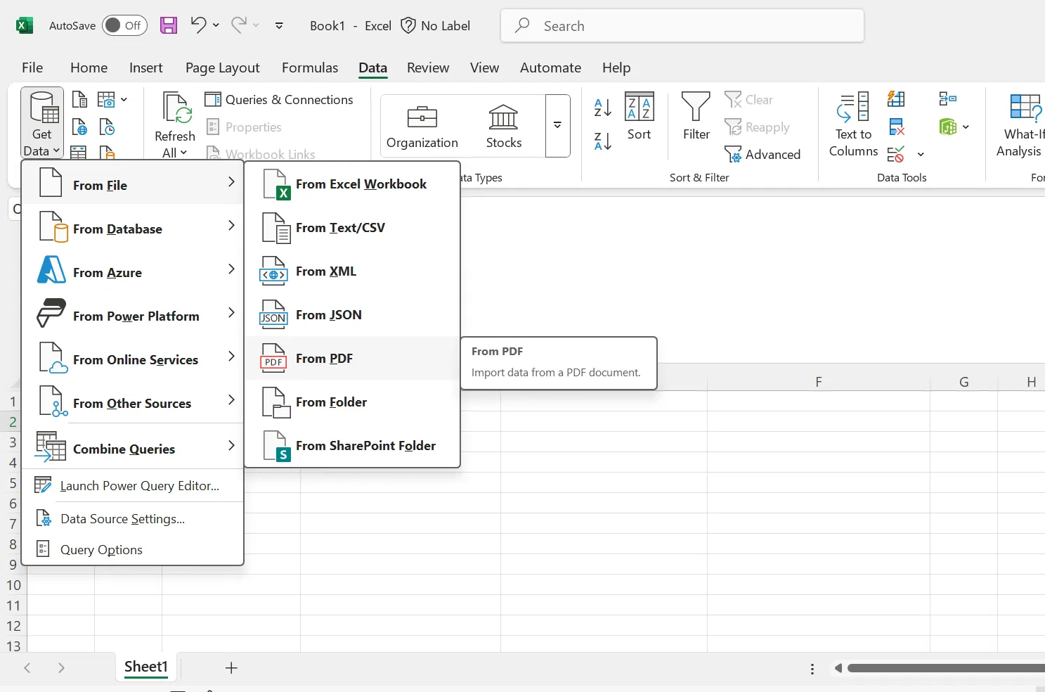 Uso de Excel Power Query: cómo copiar una tabla de PDF a Excel de la manera correcta