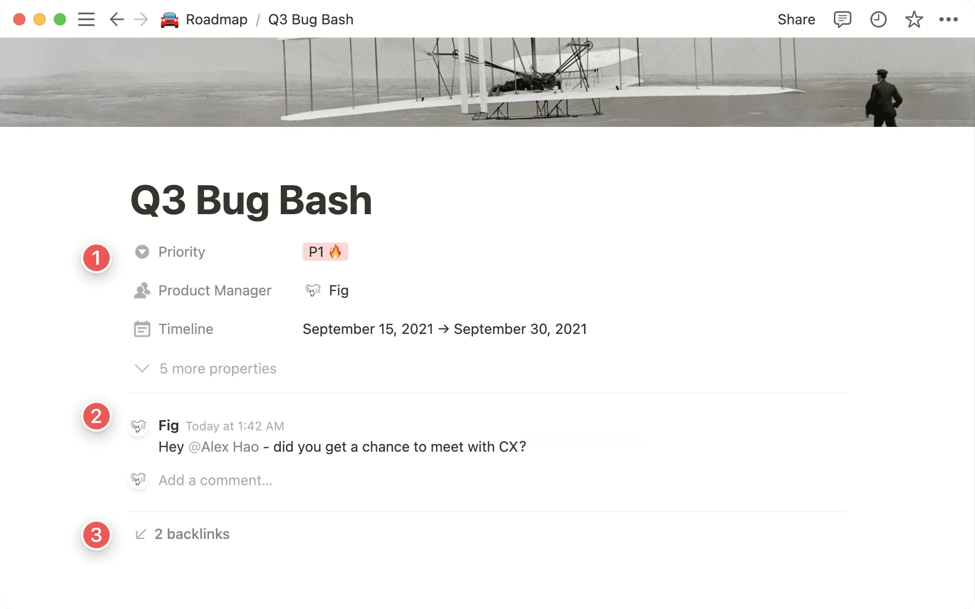 vía Notion Database