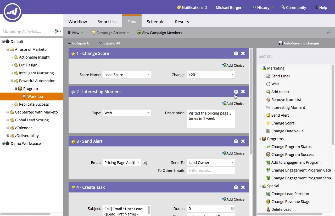 Marketo: E-mail marketing platform ügyfélkapcsolat-kezeléssel